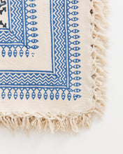 Load image into Gallery viewer, Blue & White Patterned Tablecloth