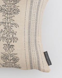 Demi Floral Stripe Pillow Cover