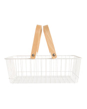 Load image into Gallery viewer, Wood Handled Storage Baskets
